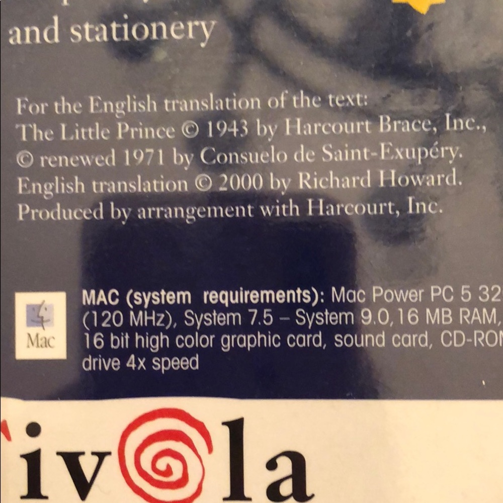 CD ROM The Little Prince - Picture 4 of 4